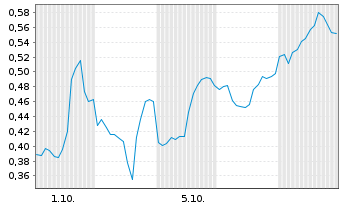 Chart Mini Future Short Riot Platforms - 1 Monat