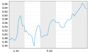 Chart Mini Future Short Riot Platforms - 1 Monat