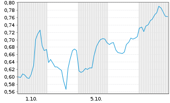 Chart Mini Future Short Riot Platforms - 1 Monat