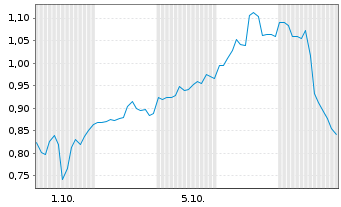 Chart Mini Future Long CrowdStrike Holdings - 1 Monat