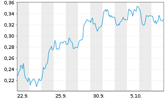 Chart Mini Future Short K+S - 1 Month