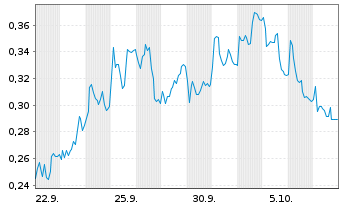 Chart Mini Future Short Lanxess - 1 Monat
