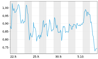 Chart Mini Future Long Bilfinger - 1 Monat