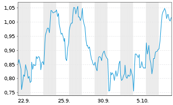 Chart Mini Future Long OMV - 1 Month