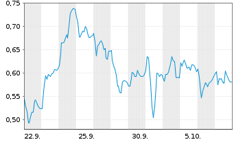 Chart Mini Future Short Bechtle - 1 Monat