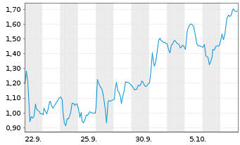 Chart Mini Future Short Salzgitter - 1 Month