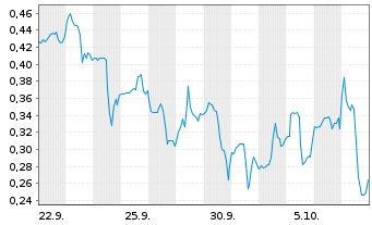 Chart Mini Future Long Ballard Power Systems - 1 Monat