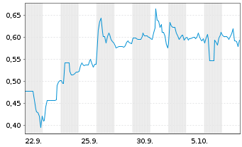 Chart Mini Future Short Li-FT Power - 1 Monat