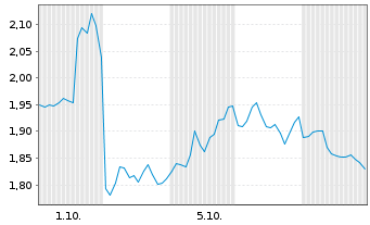 Chart Mini Future Long BYD - 1 Monat