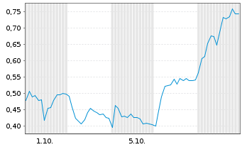 Chart Mini Future Short RENK Group - 1 Monat