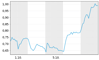 Chart Mini Future Short RENK Group - 1 Monat