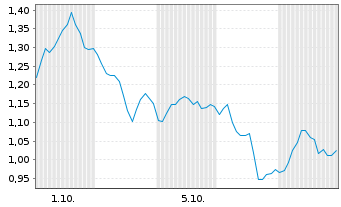 Chart Mini Future Short AMD - 1 Month