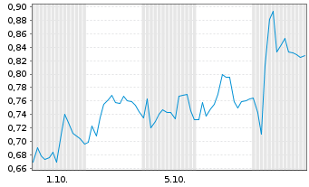 Chart Mini Future Short BMW - 1 Monat