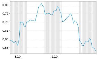 Chart Mini Future Short Netflix - 1 Month