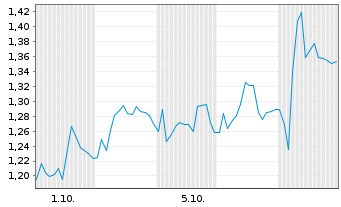 Chart Mini Future Short BMW - 1 Monat