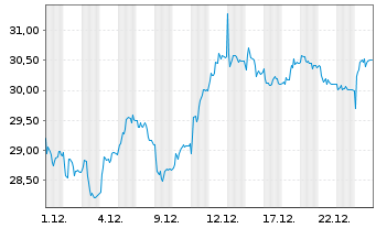 Chart TRATON SE - 1 Monat