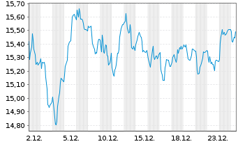 Chart JCDecaux SE - 1 Monat
