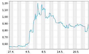 Chart CoinShares Digital Securities END 25(25/Und.)Ton - 1 Month