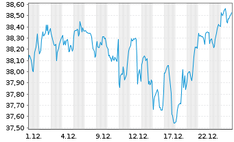 Chart Xtr.IE-USA Biodv.Foc.SRI U.ETF USD - 1 Monat