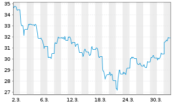 Chart First Tr.G.F.-Idx Fut.Eco.Mtls Reg.Sh.A USD Acc.oN - 1 Monat