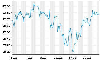 Chart Amu.S&P 500 CL.N.Z.AMB.P USD - 1 Monat