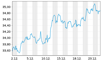 Chart Xtr.(IE)-MSCI USA Financials - 1 Monat