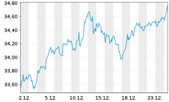 Chart Vanguard Fds-V.Ger.All Cap U.E - 1 Monat