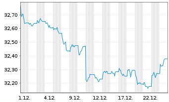 Chart I.M.II-Inv.Euro Gov.Bond - 1 Month