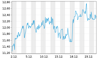 Chart Kornit Digital Ltd. - 1 Monat