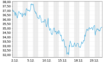 Chart WITR COM.SEC.Z12/UN.INDEX - 1 Monat