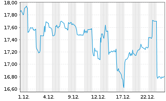 Chart Inpex Corp. - 1 Monat