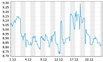 Chart Lion Corp. - 1 Monat