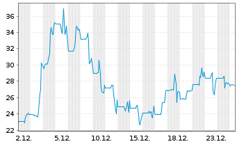 Chart Anbio Biotechnology - 1 Monat