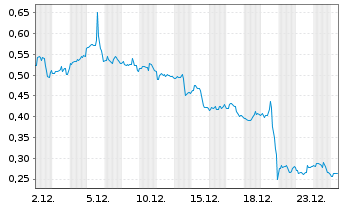 Chart Robo.ai Inc. - 1 Monat