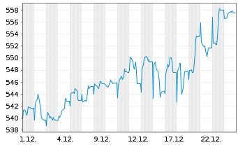 Chart Vitruvius-European Equity - 1 Monat