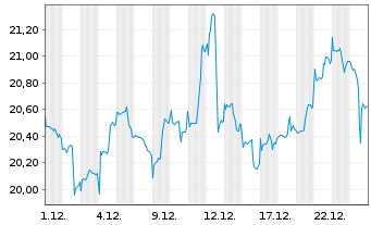Chart VCH Expert - Natural Resources Inhaber-Anteile - 1 Monat