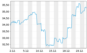 Chart Xtrackers Vietnam Swap - 1 Monat