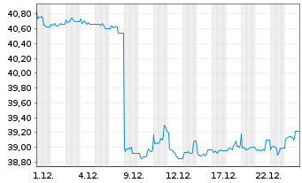 Chart AIS-Amun.Idx US Corp. SRI - 1 Monat