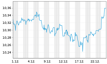 Chart Amu.Idx Sol.Amu.LIFECYCLE 2033 - 1 Monat