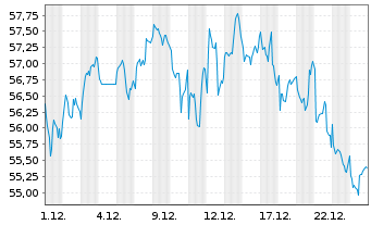 Chart Ferrovial SE - 1 Monat