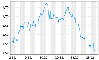 Chart Outdoor Holding Co. - 1 Monat