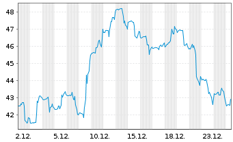 Chart Academy Sports & Outdoors Inc - 1 Monat