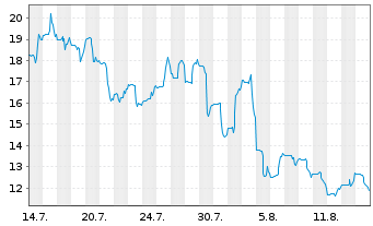 Chart Alight Inc. - 1 Monat