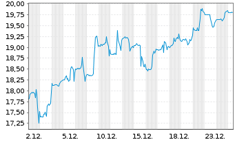Chart ALKAMI TECHNOLOGY INC. - 1 Monat
