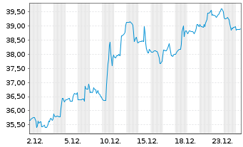 Chart Ally Financial Inc. - 1 Monat