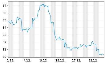 Chart Appian Corp. - 1 Monat