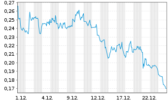 Chart Hyperscale Data Inc. - 1 Monat