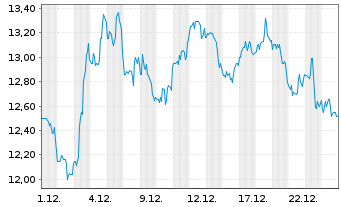 Chart Driven Brands Holdings Inc. - 1 Monat