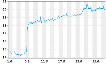 Chart Hurco Companies Inc. - 1 Monat