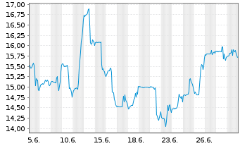 Chart Innovative Sol. & Supp. Inc. - 1 Monat